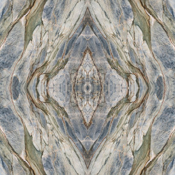 Tempest Blue Quartzite BOOKMATCH