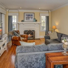 living room fireplace