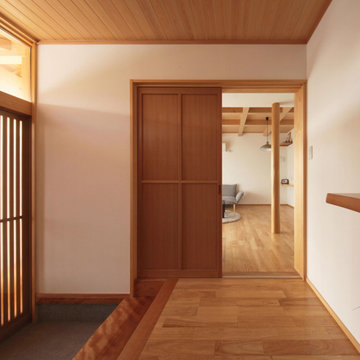 各務原の切妻屋根の家