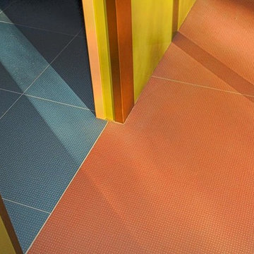 Old Ranch Road Tile Detail of Mutina Porcelain Tile Colors