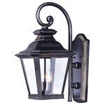 Maxim - Knoxville 3-Light Outdoor Wall, Bronze - This Knoxville 3-Light Outdoor Wall from Maxim has a finish of Bronze and fits in well with any Traditional style decor.