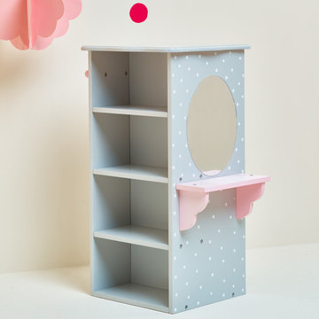 Olivia's Little World - 18 inch Doll Furniture - Dresser with 3 Hangers