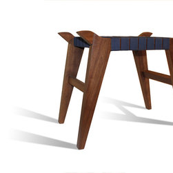 'Arvid' - A Modern, Viking-Inspired, Walnut or Ash Bench - Accent And Storage Benches