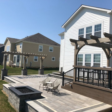 Dublin, OH, Outdoor Living Combination Space in Beautiful Ballantrae