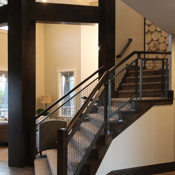 Custom Grid Paneled Balustrades
