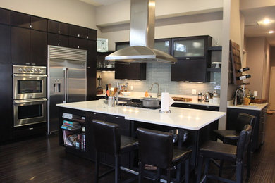 Example of a trendy kitchen design in Miami