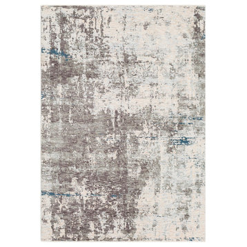 Presidential Modern Gray, Charcoal Area Rug, 3'3"x10'