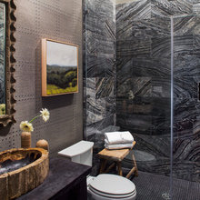 Baño rustico