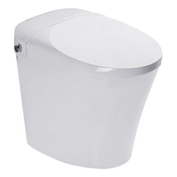 Trone Neodoro Complete Electronic Bidet Toilet, White - NETBCERN-12.WH
