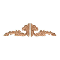 Inviting Home Inc. - Springfield Small Wood Carving, Cherry - Onlays And Appliques