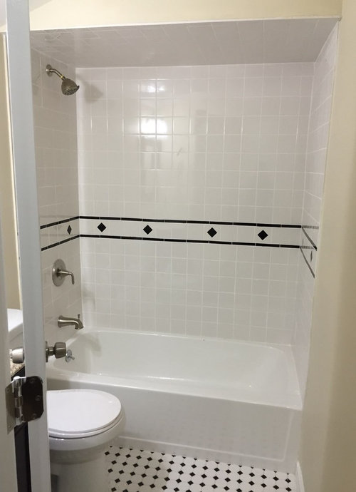 Bathroom remodel: before and after