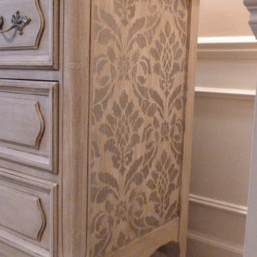 Classic Damask Stencil Projects