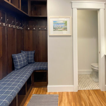 Custom Storage Front Entry Bench