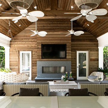 Tropical Tennis Pavilion