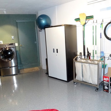 Garage Makeover with Entertainment Area