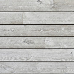 Weathered White Shiplap Barnwood - Home Decor