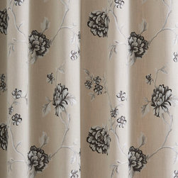 Winfield Charcoal - Curtain Fabric