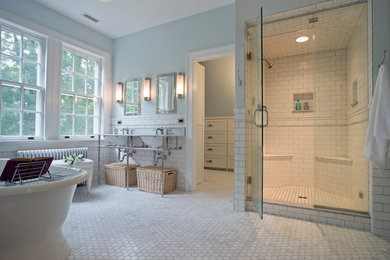 Bathroom - contemporary bathroom idea in Baltimore