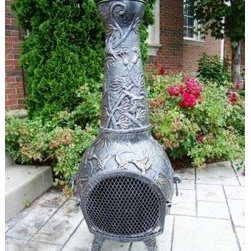 Oakland Living 53" Leaf Chiminea - Chimineas