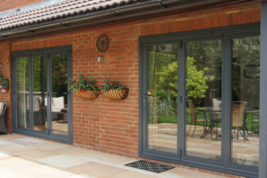 Inspiration for a contemporary patio in Hertfordshire.