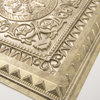 Art3d Drop Ceiling Tiles, Lay in/Glue up Ceiling Tiles, 2'x2' Plastic Sheet, Antique Gold
