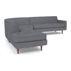 50 Most Popular Gray Stain Resistant Sectional Sofas For 2021 Houzz