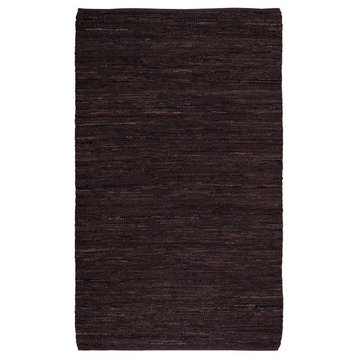 Zion's View Natural Rectangle Rug, Cocoa, 7'x9'