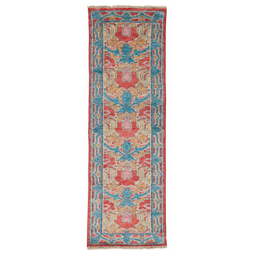 Weave & Wander Bennet Multi 2'6"x8' Hand Knotted Area Rug