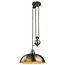 Century Rise and Fall Classic Pendant, Antique Brass