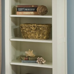 Office Bookcase in Ivory Finish, Shaker Cottage Style - Products