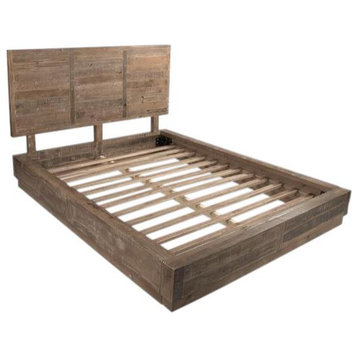Bed CHEVAL Queen Chestnut Reclaimed Pine