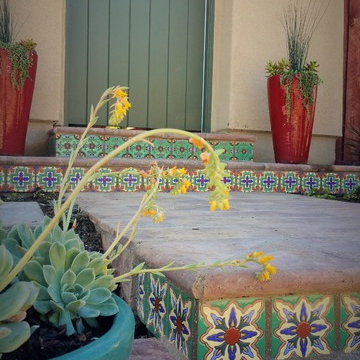 Spanish courtyard and kitchen garden