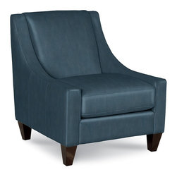 Avenue Stationary Chair by La-Z-Boy shown in Peacock - Products