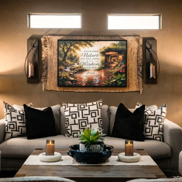Symmetrical Sofa Wall
