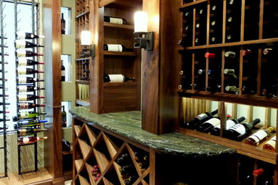 Transitional wine cellar photo in Jacksonville