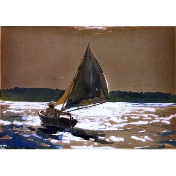 Winslow Homer Sailing by Moonlight Wall Decal