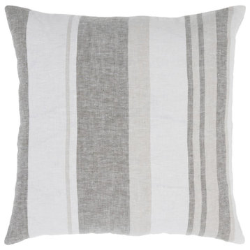 Cassidy Decorative Pillow, Olive and Natural and White