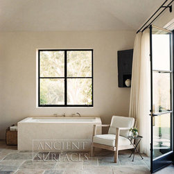 Antique Bathrooms Limestone Floors - Tile