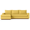 Harper 2-Piece Sectional Sofa, Gold, Chaise on Left