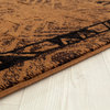 Huntley Woodland Brown Runner Rug, 1'11"x7'2"