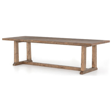 Otto Dining Table, 110", Honey Pine