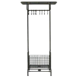Contemporary Coatracks And Umbrella Stands Stand Rack With 9 Hooks