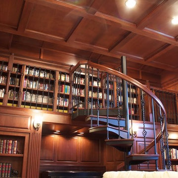 Forged Iron Spiral Staircase