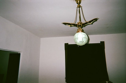 Goth Bat Light Fixture I Have Found Some Remotely Similar In That They Were Bats But Nothing Comparable To The Fixture Would Reciate Any Information Can Get This