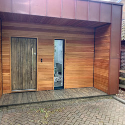 Accoya doors with natural finish - Front Doors