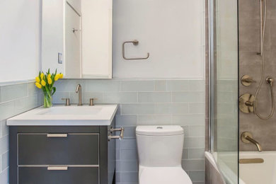 Bathroom - transitional bathroom idea in New York