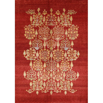Ahgly Company Indoor Rectangle Mid-Century Modern Area Rugs, 5' x 8'
