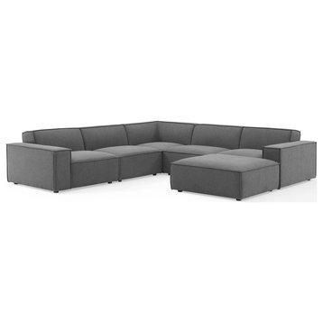 Restore 6-Piece Sectional Sofa, Charcoal