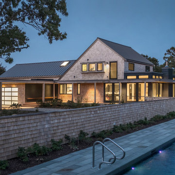 secluded cape cod home renovation and pool