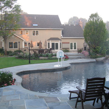 Swimming Pool Landscaping Ideas Bergen County Northern NJ